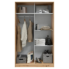 Armoire 2 portes TOP imitation chêne