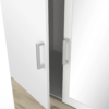 Armoire 3 portes 2 tiroirs READY imitation chêne
