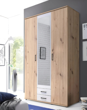 Armoire ARTY avec penderie et tiroirs