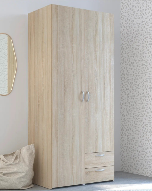 Armoire DAILY2 avec 2 portes 2 tiroirs (2) Armoire DAILY2 avec 2 portes 2 tiroirs