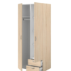 Armoire DAILY2 avec 2 portes 2 tiroirs