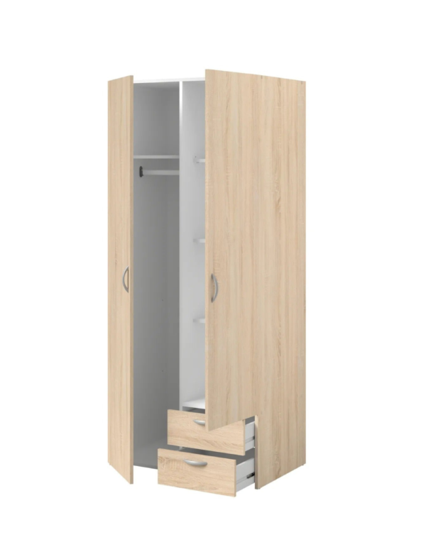 Armoire DAILY2 avec 2 portes 2 tiroirs (5) Armoire DAILY2 avec 2 portes 2 tiroirs