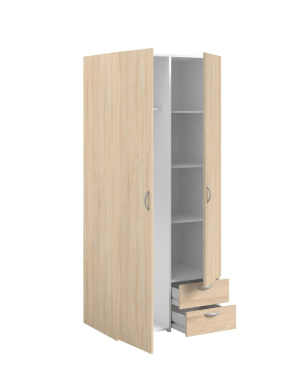 Armoire DAILY2 avec 2 portes 2 tiroirs (7) Armoire DAILY2 avec 2 portes 2 tiroirs