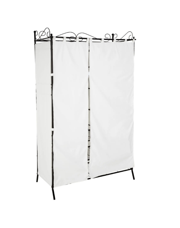 Armoire Penderie Vestiaire En Métal Avec Rideau (4) Armoire Penderie Vestiaire En Métal Avec Rideau