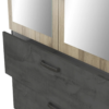 Armoire READY imitation chêne kronberg et ardoise