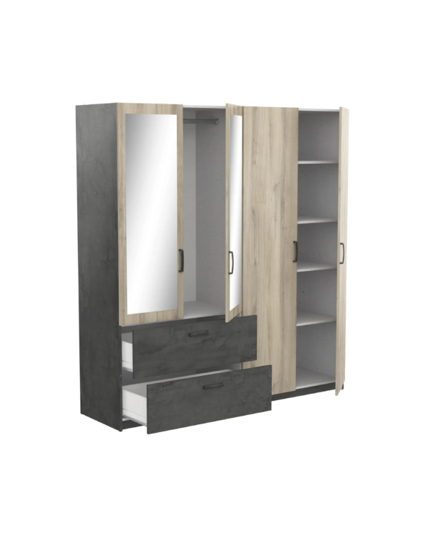 Armoire READY imitation chêne kronberg et ardoise (3) Armoire READY imitation chêne kronberg et ardoise