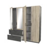 Armoire READY imitation chêne kronberg et ardoise