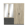 Armoire READY imitation chêne kronberg et ardoise