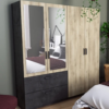 Armoire READY imitation chêne kronberg et ardoise
