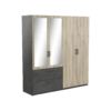 Armoire READY imitation chêne kronberg et ardoise