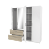 Armoire READY imitation chêne kronberg et blanc