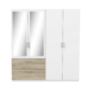 Armoire READY imitation chêne kronberg et blanc