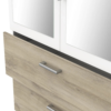 Armoire READY imitation chêne kronberg et blanc