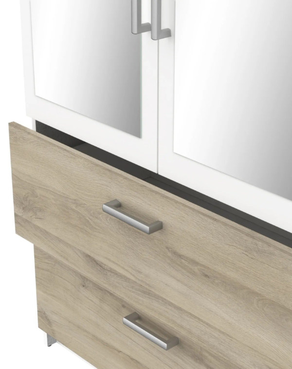 Armoire READY imitation chêne kronberg et blanc (4) Armoire READY imitation chêne kronberg et blanc