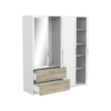 Armoire READY imitation chêne kronberg et blanc