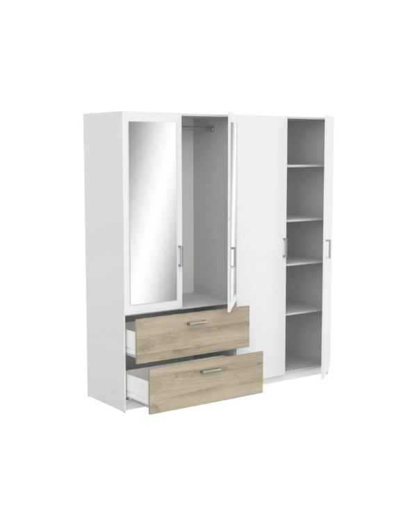 Armoire READY imitation chêne kronberg et blanc (6) Armoire READY imitation chêne kronberg et blanc