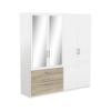 Armoire READY imitation chêne kronberg et blanc
