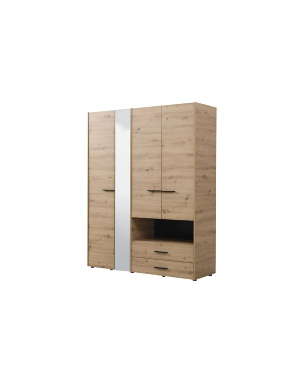 Armoire avec Miroir étagères et Penderies (2) Armoire avec Miroir étagères et Penderie