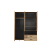 Armoire avec Miroir étagères et Penderie