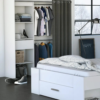 Armoire dressing extensible MOKA Blanc
