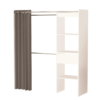 Armoire dressing extensible MOKA Blanc