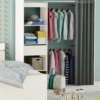Armoire dressing extensible MOKA Blanc