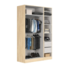 Armoire dressing EXTENSO imitation chêne