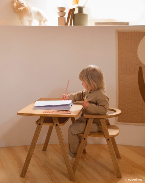 Bureau enfant Growing Green Bois chêne (4) Bureau enfant Growing Green