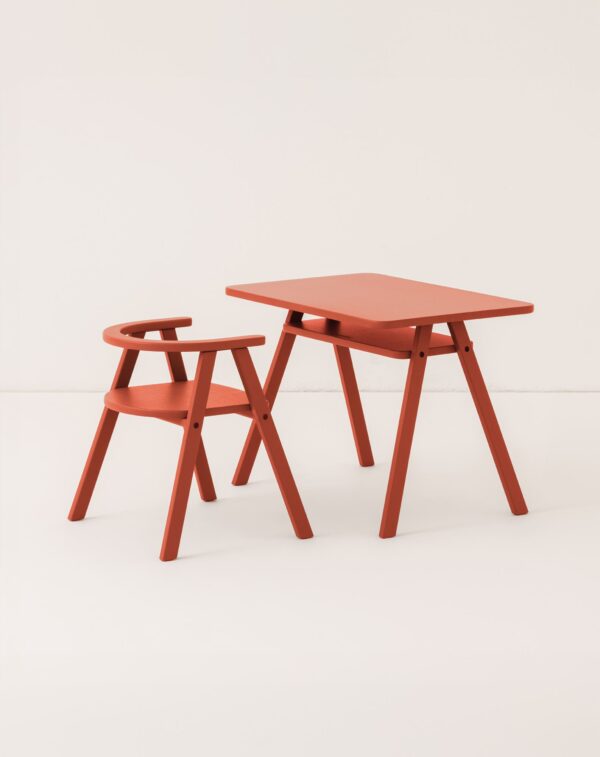 Bureau enfant Growing Green Rouge (1) Bureau enfant Growing Green