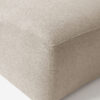 Canapé Blok 2 places méridienne droite beige