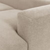 Canapé Blok 2 places méridienne droite beige
