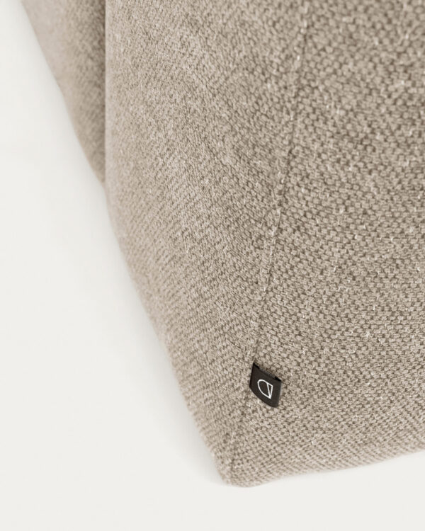 Canapé Blok 2 places méridienne droite beige