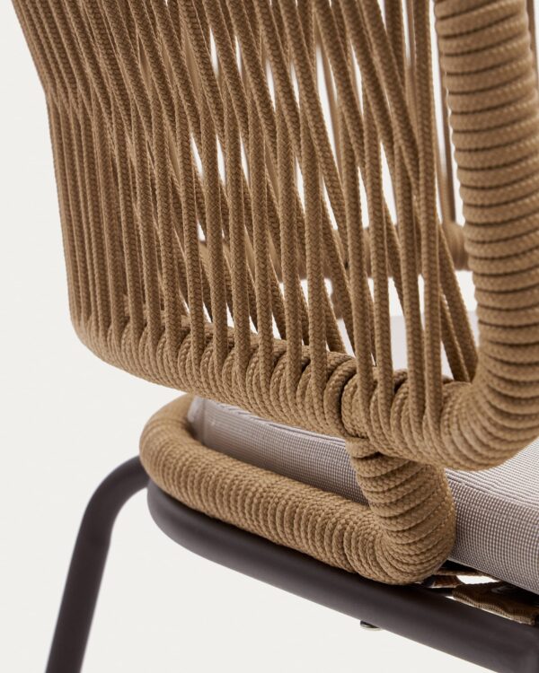 Chaise Nadin en corde beige