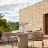 Chaise Nadin en corde beige