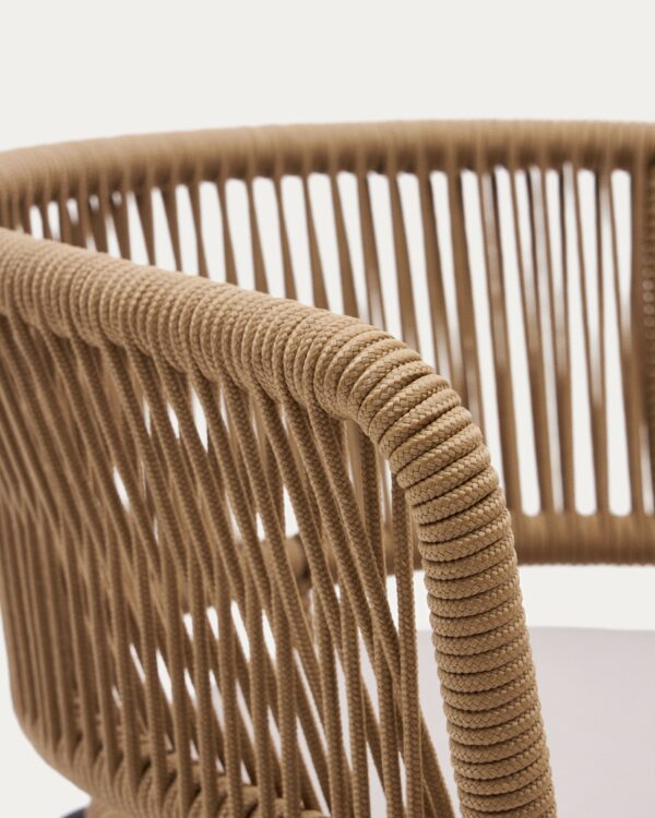 Chaise Nadin en corde beige