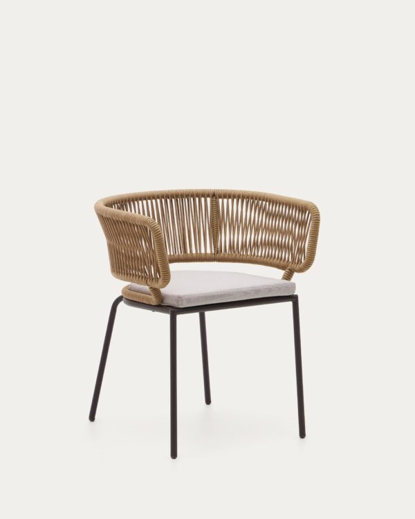 Chaise Nadin en corde beige