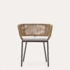 Chaise Nadin en corde beige