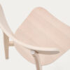 Chaise Safina en placage de chêne