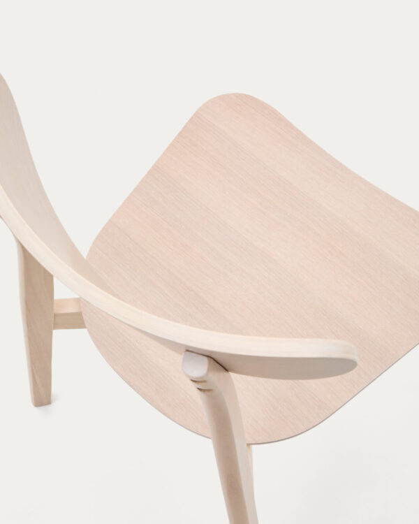 Chaise Safina en placage de chêne