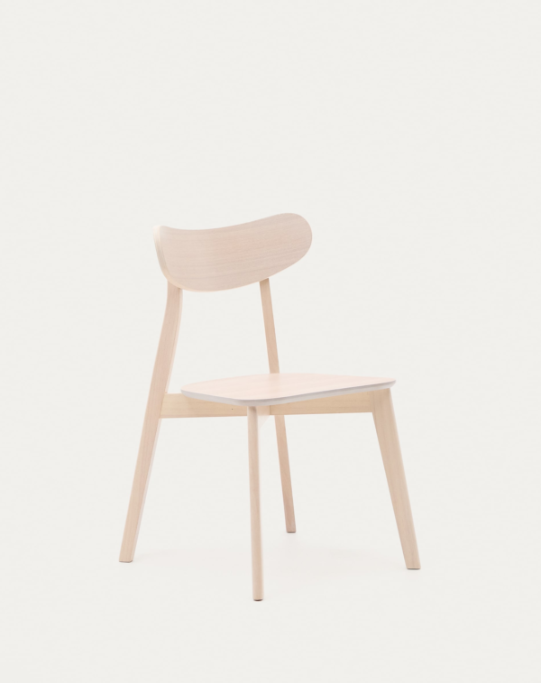 Chaise Safina en placage de chêne