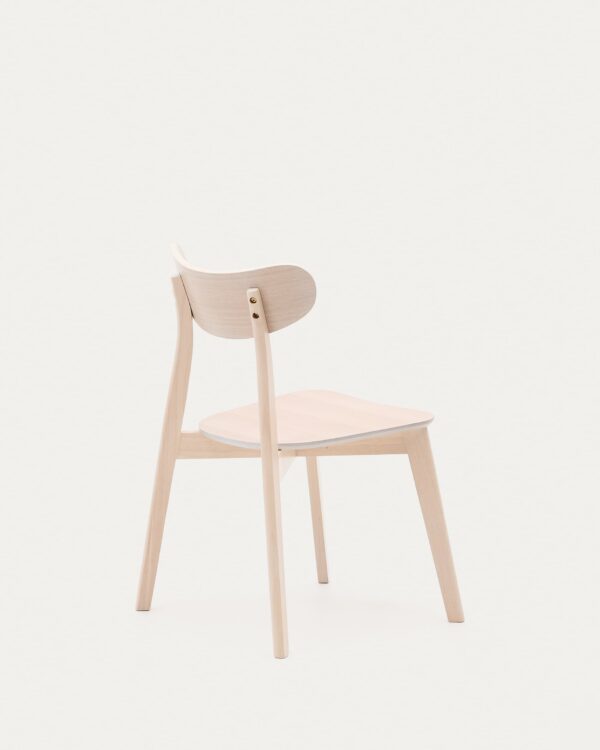 Chaise Safina en placage de chêne