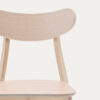 Chaise Safina en placage de chêne