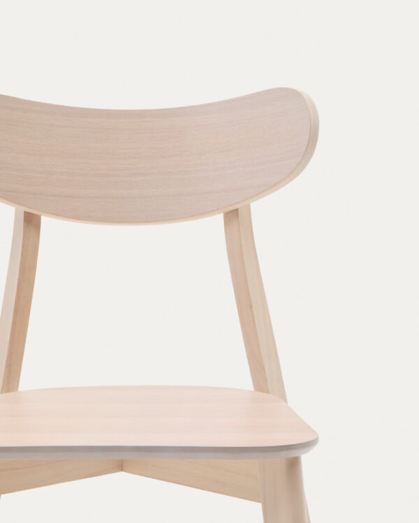 Chaise Safina en placage de chêne
