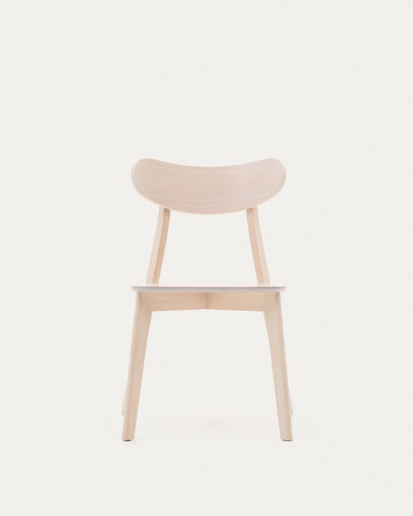 Chaise Safina en placage de chêne
