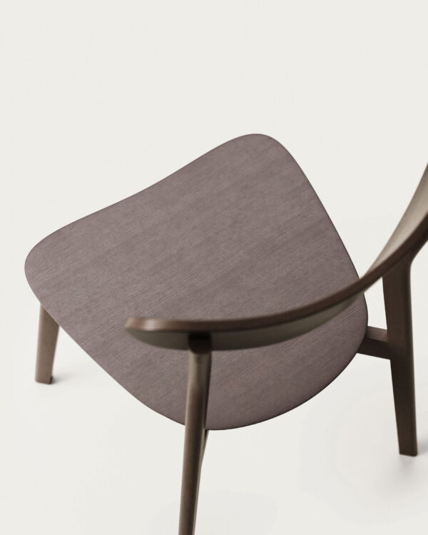 Chaise Safina en placage de frêne