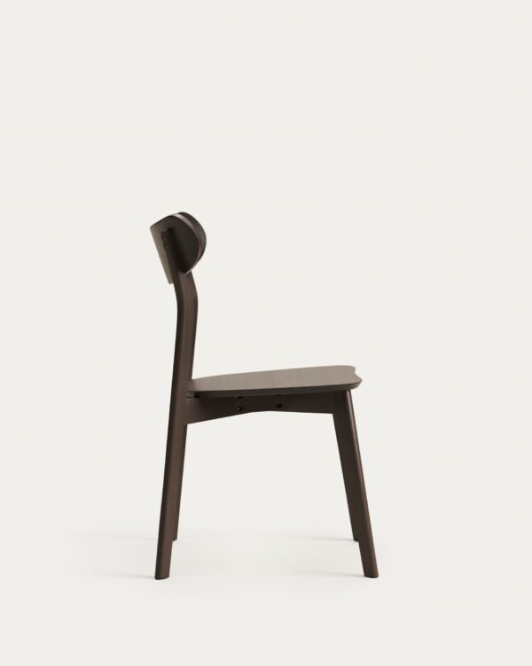 Chaise Safina en placage de frêne