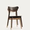 Chaise Safina en placage de frêne