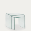 Ensemble Burano de 2 tables gigognes