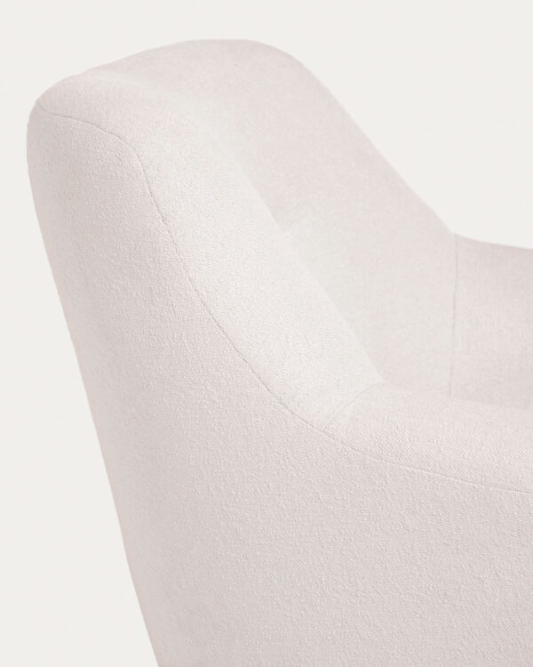 Fauteuil Candela en micro bouclette