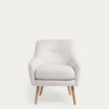 Fauteuil Candela en micro bouclette